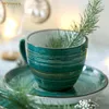 Wilmax Untertasse 15 cm Grün Porzellan WL-669536/B Produktbild-Vorschau 6