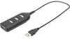DIGITUS USB 2.0 Hub 4-Port Kabellänge: 300 mm schwarz Produktbild-Vorschau 1