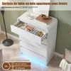 Moonbite dressoir met 5 lades, wit, met RGB LED-verlichting Productafbeelding-voorbeeld 5