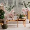 Muralo Selbstklebende Fototapete FLAMINGOS Vögel Blumen Produktbild-Vorschau 4