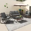 Gartenmöbel Sitzgarnitur Garten-Garnitur Set,Gartenlounge Produktbild-Vorschau 3