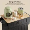 BEALIFE Mobilny wózek kuchenny AK61 45x65x91 cm | Z blatem Podgląd zdjęcia produktu 5