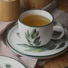 HOMLA Talerz BLYDE z liściem kauczukowca 20 cm Podgląd zdjęcia produktu 2