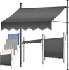 KESSER® Klemmmarkise mit Handkurbel Balkon, Balkonmarkise Produktbild-Vorschau 1