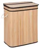 Relaxdays Wäschesortierer, Bambus, 3 Fächer, je 30 Liter, Produktbild-Vorschau 11