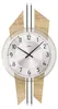 AMS 9571 Wanduhr Quarz analog grau rund mit Glas leise ohne Produktbild-Vorschau 2