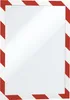 DURABLE Info-Rahmen DURAFRAME® SECURITY A4 2 St., rot/weiß Produktbild-Vorschau 1