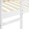 Homestyle4u Kinder Hochbett 90x200 weiss mit Lattenrost Produktbild-Vorschau 12