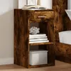 vidaXL Noční stolky 2 ks. Kouřový dub 35x34x65 cm Materiál Náhled obrázku produktu 1