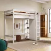 Etagenbett Kinderbett Hochbett 90x200cm in Weiß mit Produktbild-Vorschau 5