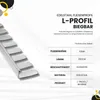 L-Profil flexibel biegbar Edelstahl Fliesenschiene V2A, Produktbild-Vorschau 3
