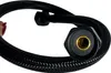 Balneo Flexschlauch 1/2” x 1/2” 60 cm schwarz PEX Produktbild-Vorschau 2