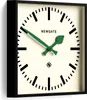 Newgate Number Five - Orologio da parete - Lancette nero Anteprima dell’immagine prodotto 2