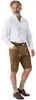 Kurze Lederhose Jakob - olivbraun, 56 Produktbild-Vorschau 4