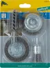 wolfcraft 4-tlg. Drahtbürsten-Set Rundschaft 2133000 Produktbild-Vorschau 2