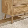 Calicosy - Cassettiera con 3 cassetti e frontali in rattan Anteprima dell’immagine prodotto 4