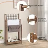 GOPLUS Handtuchhalter aus Holz, Handtuchständer freistehend Produktbild-Vorschau 5