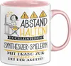 Synthesizer-Spielerin Tasse Geschenk Lustig Abstand Halten Produktbild-Vorschau 1