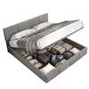 Polsterbett, 160x200 cm, Doppelbett mit Lattenrost und Produktbild-Vorschau 1