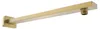 Sapho Duscharm quadratisch niedrig, 380mm, Gold matt Produktbild-Vorschau 1