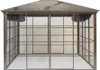 SOJAG Castel 12x14 pawilon z moskitierą 410 x 345 cm brąz Podgląd zdjęcia produktu 17