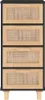 Maison Exclusive - Aparador Schwarz, 40x30x90 cm, madera Vista previa de la imagen del producto 3