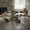 Teakholz Untersetzer rund 10 cm 8er Set – für Getränke & Produktbild-Vorschau 4
