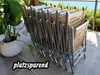 10 Stk ALEOS. Hochlehner aus Edelstahl mit A-Grade TEAK Produktbild-Vorschau 9