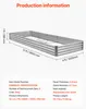 Kovová vyvýšená postel VEVOR 1800 x 895 x 600 mm. Náhled obrázku produktu 15