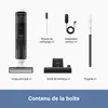 An image showing the contents of a vacuum cleaner box, with each item labeled. Produktbild-Vorschau