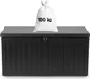 Cassetta da giardino 109 x 51 x 55 cm 270 litri nero Anteprima dell’immagine prodotto 16