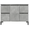 vidaXL Armoire sous lavabo gris béton 80x33x60 cm Bois Voir les images du produit 4