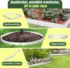 Aopunly Rasenkante Schnecken Abwehr Verzinkt Blumenzaun Produktbild-Vorschau 4