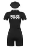 A police costume for women, shown from the back. Podgląd zdjęcia produktu