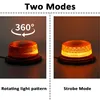 rundumleuchte LED 2 Blitzmuster 12V 80V Gelb Warnleuchte Produktbild-Vorschau 3