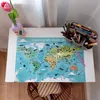 KinderWeltkarte Schreibtischunterlage 60x40 cm Produktbild-Vorschau 2
