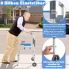 TWOLIIN Chodítko Skládací hliníkové chodítko, pomůcka pro Náhled obrázku produktu 6