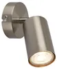 Faretto Moderno Tib Metallo Nichel Satinato 1 Luce Gu10 Anteprima dell’immagine prodotto 1