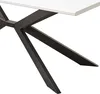 Esszimmer Set, weiß mit Eiche, FALLON-55, modern, 3-teilig Produktbild-Vorschau 2
