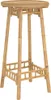 A standalone bamboo bar table against a white background. Anteprima dell’immagine prodotto