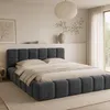 Lit tapissé NUBO Premium, dimensions 160x200 cm, avec Voir les images du produit 1