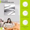 ARTland Leinwandbild Schöne graue Welle - Abstrakt Größe: Produktbild-Vorschau 3