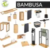 Koupelna traboret BAMBUSA, nízká, bambus, Wenko Náhled obrázku produktu 11