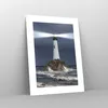 Poster - Poster ohne Rahmen - Leuchtturm Meer - 30x40 cm - Produktbild-Vorschau 7