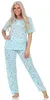 Damen Pyjama zweiteiliger Schlafanzug Pyjama-Set,  Produktbild-Vorschau 1