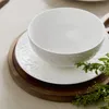 Miska na zupę Porcelanowa miska SYLIA biała z ornamentem 15 Podgląd zdjęcia produktu 2