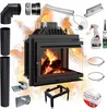 Luftkamineinsatz KRATKI SIMPLE 8 kW Ø200 Einlass rechts Produktbild-Vorschau 1