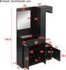 Fortuna Lai Kompaktgarderobe mit Spiegel – Multifunktionale Produktbild-Vorschau 3