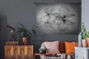 MuchoWow® Wandteppich Wandbehang Stilleben - Schwarz - Weiß Produktbild-Vorschau 6