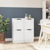 vidaXL Sideboards 2 Stk. Weiß 30x30x70 cm Holzwerkstoff Produktbild-Vorschau 1